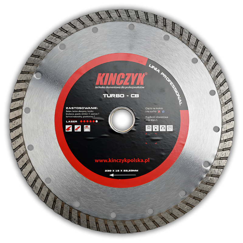 TARCZA DIAMENTOWA TURBO-CB