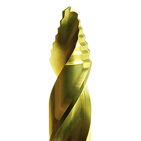 METAL DRILL BIT WITH PILOT HSS-TIN PERFECT-STEP SERIES 1008