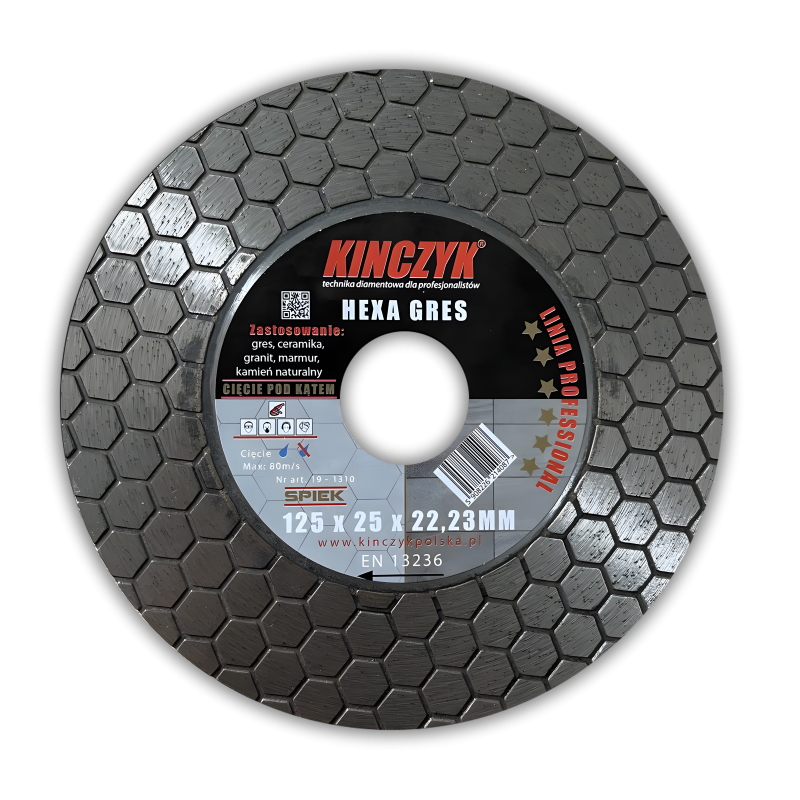 HEXA-GRES DIAMOND BLADE 125x22.23