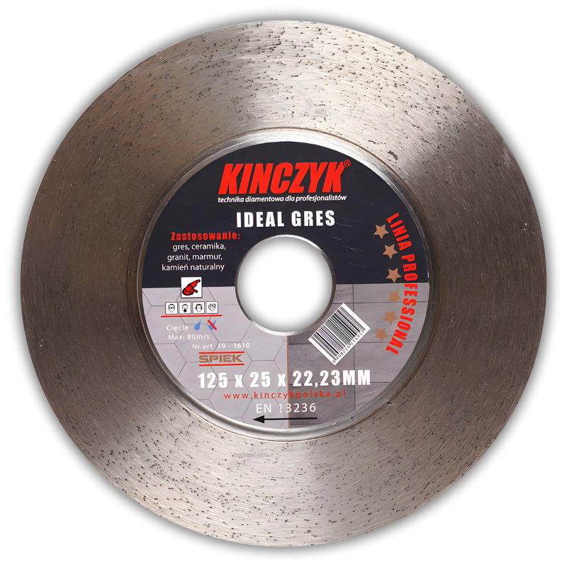 IDEAL-GRES DIAMOND BLADE 125x22.23