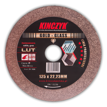 GOLD GLASS DIAMOND BLADE