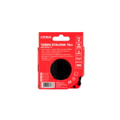 Taśma miernicza stalowa PRO Mini 15m x 10mm kieszonkowa PRO-TS415