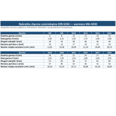 Nakrętka przedłużana DIN 6334 ocynkowana M5-M30 | ISPartner